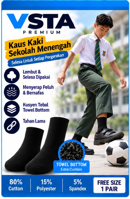 VSTA Premium school socks product card